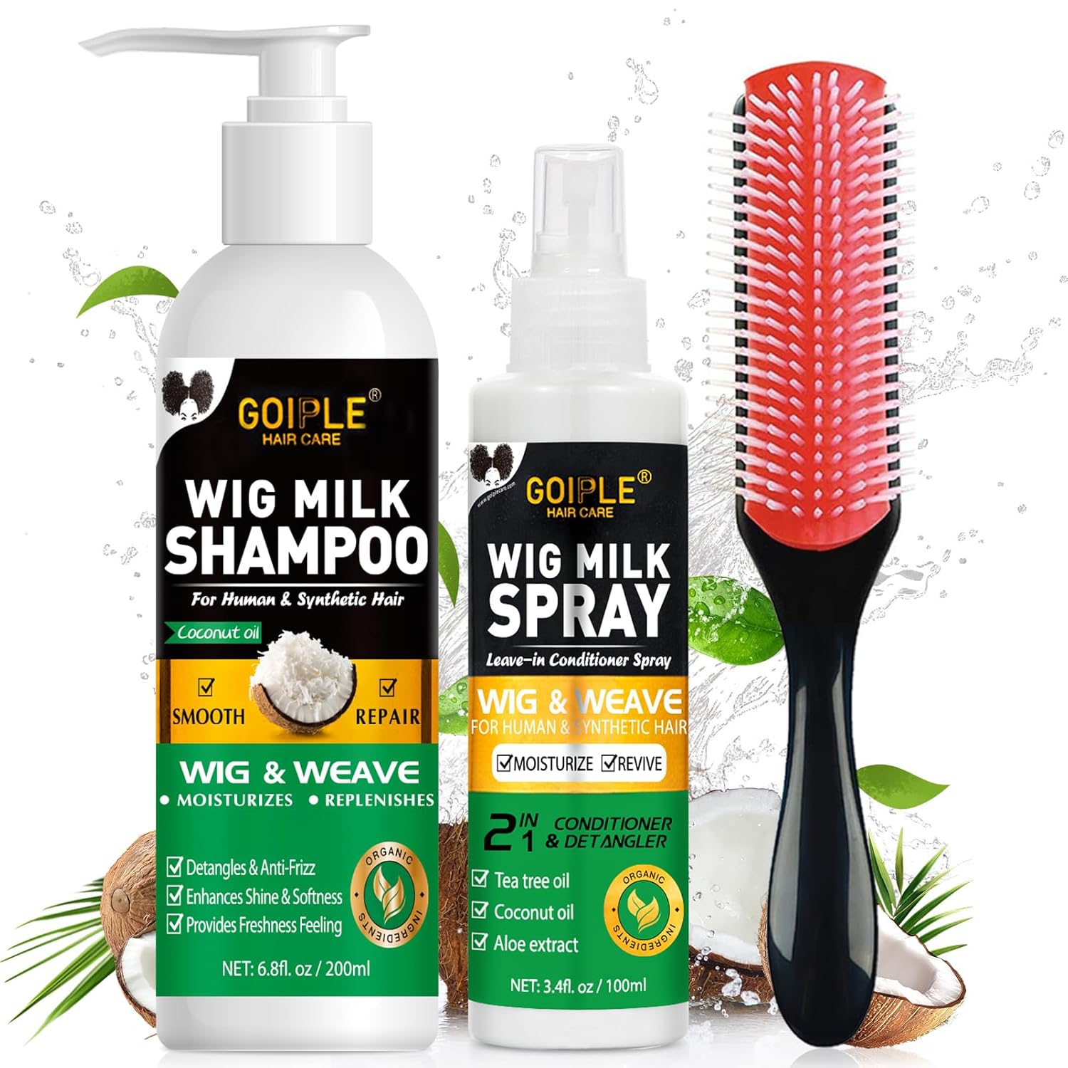 Hair Care Products - GOIPLE 3'ü 1 Arada Peruk Bakım